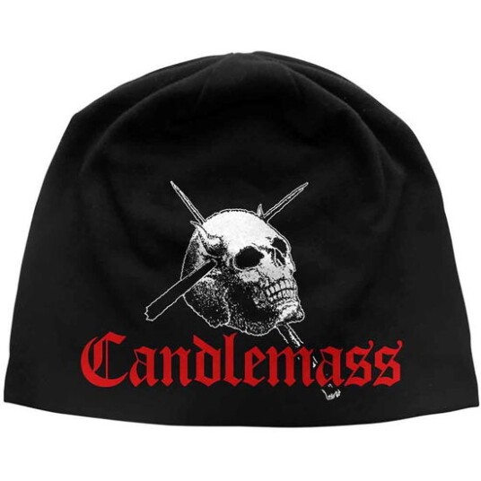Candlemass Candlemass Unisex Beanie Hat: Skull & Logo Black