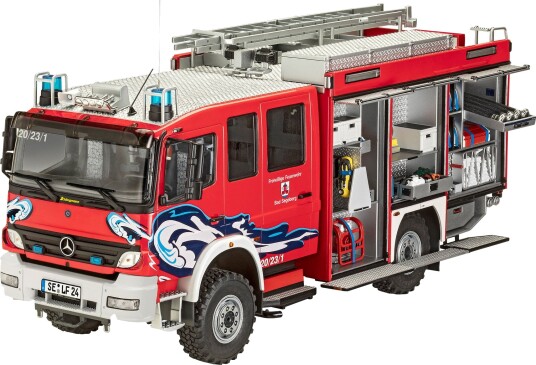 Revell Schlingmann TLF 1625 Brannbil Modellsett 1:24 Rød