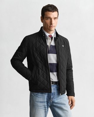 GANT Quilted Windcheater - Black - XXXL