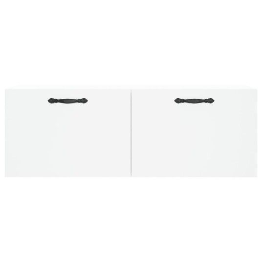 vidaXL Veggskap hvit 100x36,5x35 cm konstruert tre