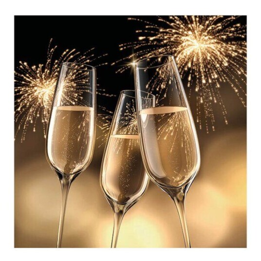Ambiente Serviett 33x33 cm 20 stk Celebration Gold Ambiente Serviett 33x33 cm 20 stk Celebration Gold