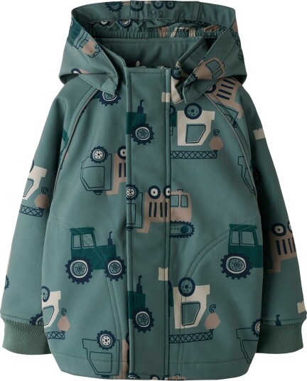 Name It Alfa08 Softshell Jacket All Over Print Grønn 110