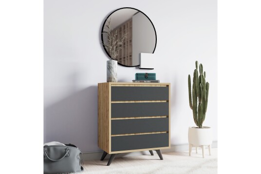 Desgrar Kommode 70x86 cm Brun