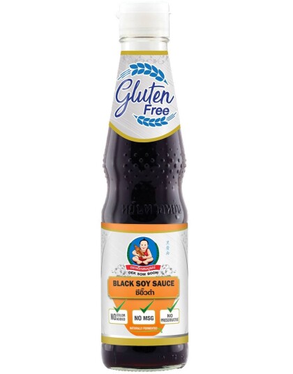 Gluten Free Healthy Boy Black Soy Sauce Glutenfri Soyasaus 420 ml Thailand Gluten Free Healthy Boy Black Soy Sauce Glutenfri Soyasaus 420 ml Thailand