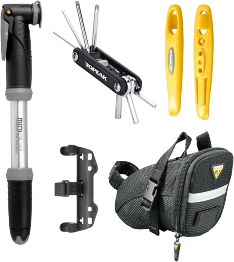 Topeak Start Kit Seteveske m/Innhold Inkl. Håndpumpe
