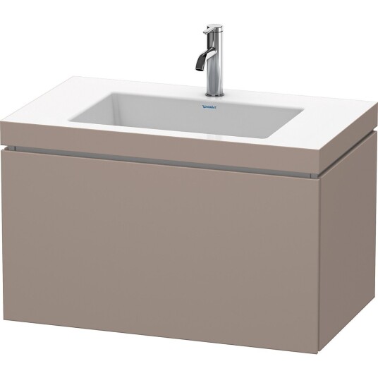 Duravit L-Cube Servantskap m/1 skuff 800x500x480 mm Basalt Matt