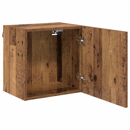 TV Veggskap Veggmontert Gamle tre 40,5x30x40cm Konstruert tre