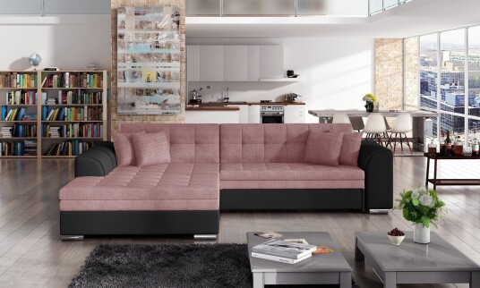 Falseti Sovesofa Rosa/Svart