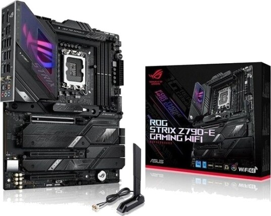 ASUS ROG STRIX Z790-E GAMING WIFI Hovedkort - Intel Z790 - Intel LGA1700 socket - DDR5 RAM - ATX ASUS ROG STRIX Z790-E GAMING WIFI Hovedkort - Intel Z790 - Intel LGA1700 socket - DDR5 RAM - ATX