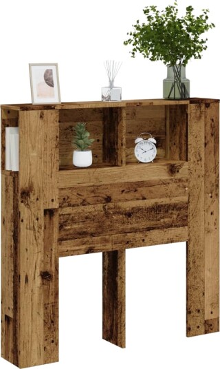  Hodegavl med hylle gammelt tre 100x19x104,5 cm konstruert tre 8721158442154