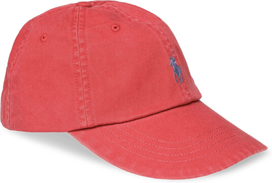 Polo Ralph Lauren The Iconic Cotton Chino Ball Cap Coral ONE SIZE Polo Ralph Lauren The Iconic Cotton Chino Ball Cap Coral ONE SIZE