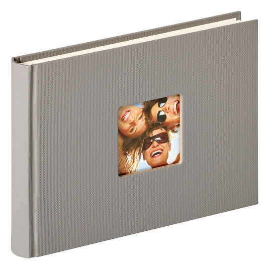 Walther Fun Design  Grå - 22x16 Cm (40 Hvite Sider / 20 Ark)
