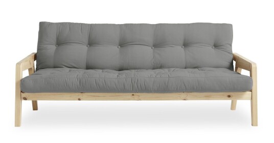 Karup Design GRAB Sovesofa 130x200 - Natur/Grå 1580419-01-0 1580419-06-0