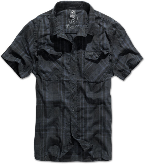 Brandit Roadstar Skjorte XL Svart Blå Brandit Roadstar Skjorte XL Svart Blå