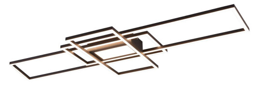 Lindby Ismera LED-taklampe 3 ramme, antrasitt Lindby Ismera LED-taklampe 3 ramme, antrasitt