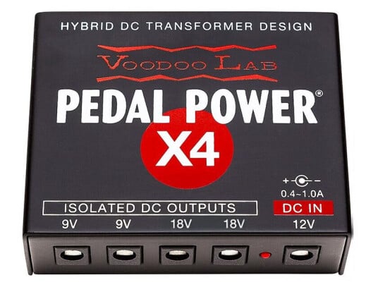 Voodoo Lab Pedal Power X4,18v Isolated Power Supply W/four 9v Outputs Voodoo Lab Pedal Power X4,18v Isolated Power Supply W/four 9v Outputs