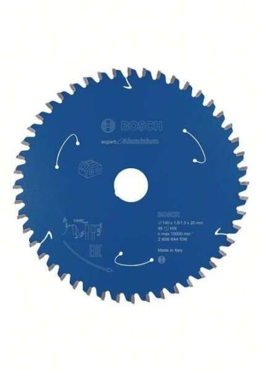 Bosch Expert 140mm Sirkelsagblad for Aluminiumsaging med 48 Tenner