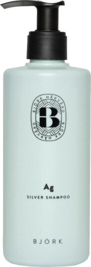 Björk Ag Sølvshampoo 300ml - Parabenfri, Vegan, Fargebevarende