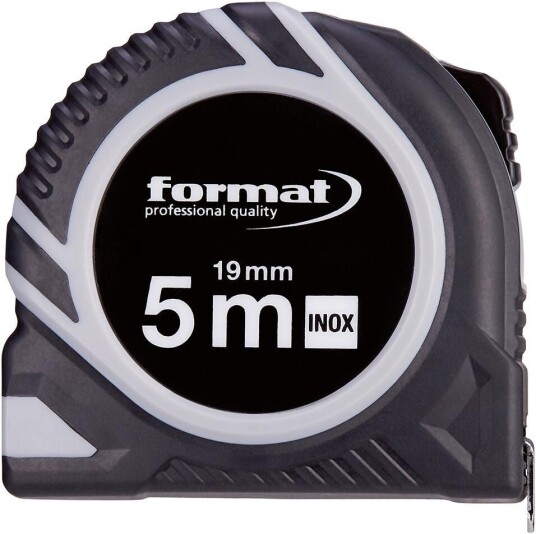 Format Måttband 5mx19mm Eg2, Rostfritt Format Måttband 5mx19mm Eg2, Rostfritt