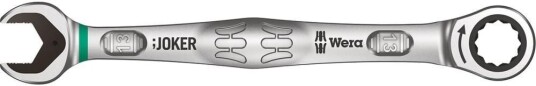Wera Joker 13 mm Kombinasjonsskrallenøkkel i Rustfritt Stål 177 mm Wera Joker 13 mm Kombinasjonsskrallenøkkel i Rustfritt Stål 177 mm