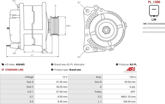AS PL A5646S Dynamo