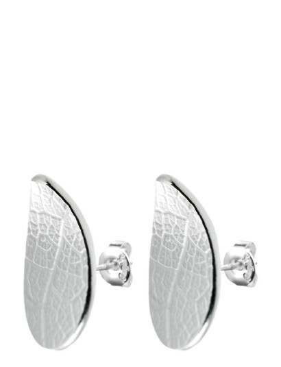 DRAKENBERG SJÖLIN Leaf Drop Studs Fixed |Silver |One Size