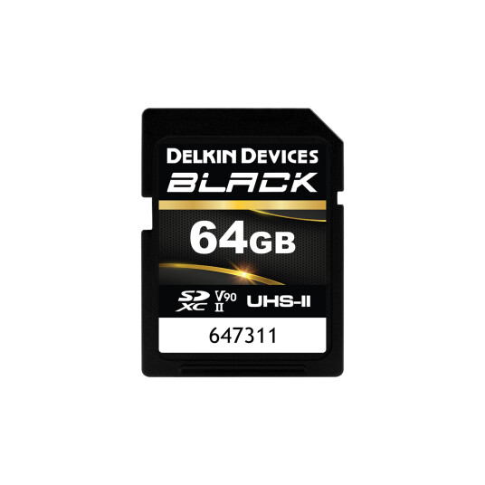 Delkin SD Black Rugged 64 GB R300/W250 UHS II (V90)
