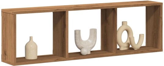 Veggskap 100x16x30 cm artisan eik konstruert tre