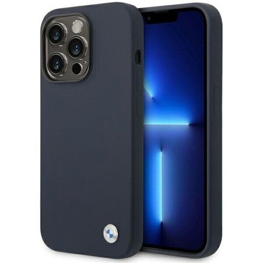 BMW Mobildeksel for iPhone 14 Pro Max 6,7" Marineblå med MagSafe
