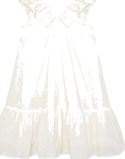 Minymo Dress Ss W. Lining White 110