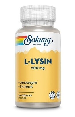 Solaray L Lysin 60 Kapsler Solaray L Lysin 60 Kapsler