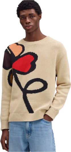 Nn07 Herre Strikkevarer Beige XL,