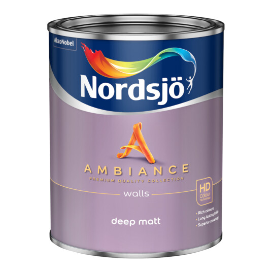 NORDSJØ AMBIANCE DEEP MATT VEGGMALING BC 0,93L NORDSJØ AMBIANCE DEEP MATT VEGGMALING BC 0,93L