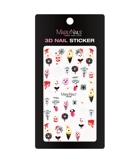 Brillbird Norge MN Nail sticker   3D MN 08 limited edition