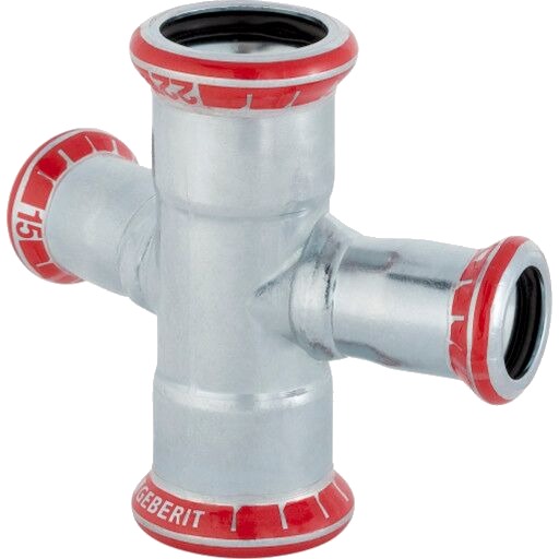 18 x 15 mm T-stykke FZ 30° Mapress