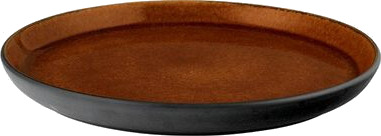 Bitz Gastro Tallerken Ø 21 cm Svart/Amber Bitz Gastro Tallerken Ø 21 cm Svart/Amber