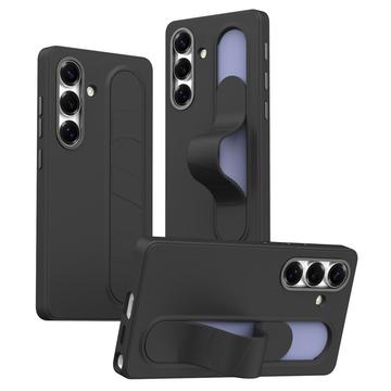 Samsung Galaxy S25/S24 Smart hybrid deksel med stående grep   Svart