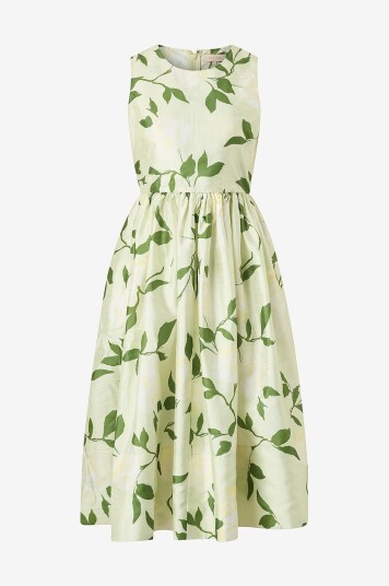 byTimo Kjole Taffeta Midi Dress Grønn byTimo Kjole Taffeta Midi Dress Grønn