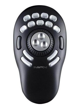 Contour Multimedia Controller Pro V2 Jog-Kontroller med 15 Knapper - Svart Contour Multimedia Controller Pro V2 Jog-Kontroller med 15 Knapper - Svart