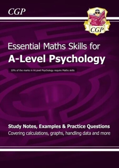 A-Level Psychology: Essential Maths Skills Av Cgp Books