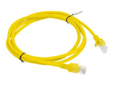 Lanberg Koblingskabel Rj-45 Hann Til Rj-45 Hann 1.5 M Utp Cat 6 Flertrådet Uten Hindringer Formstøpt Gul Ral 1028