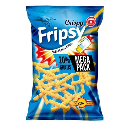 Crispy Fripsy Salt 120g Crispy Fripsy Salt 120g