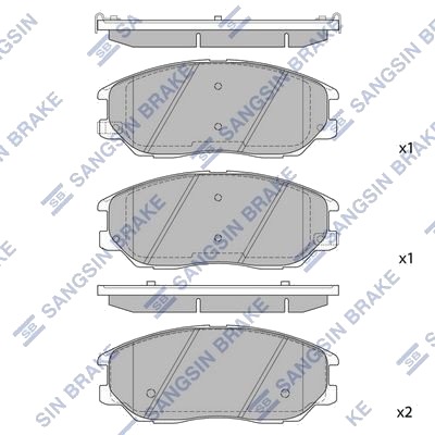 Hi Q SP1161 Bremseklosser