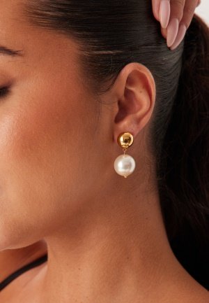 BY JOLIMA Jolie Pearl Earring Gold Gold Onesize