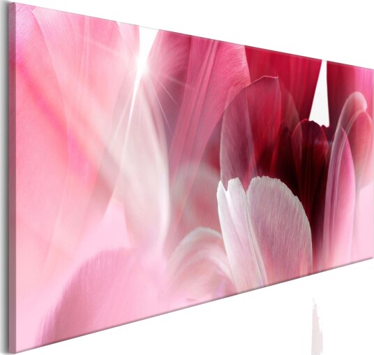 Bilde Flowers Pink Tulips 120x40 Artgeist sp. z o. o.