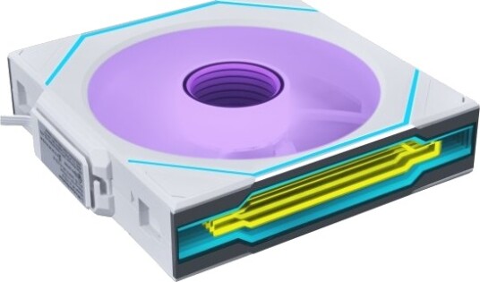 Lian Li Uni Fan SL-INF 120mm Kabinettvifte med RGB-lys - Hvit Lian Li Uni Fan SL-INF 120mm Kabinettvifte med RGB-lys - Hvit