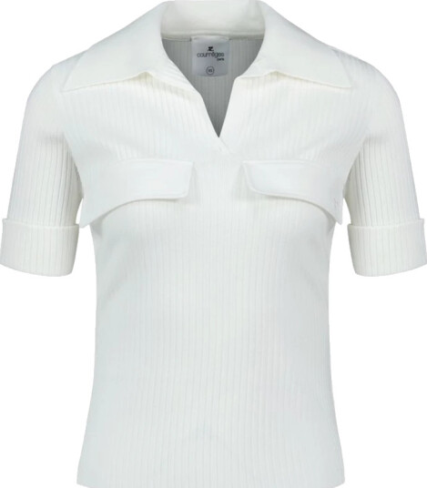 Courrèges Dame Topper Hvit S,