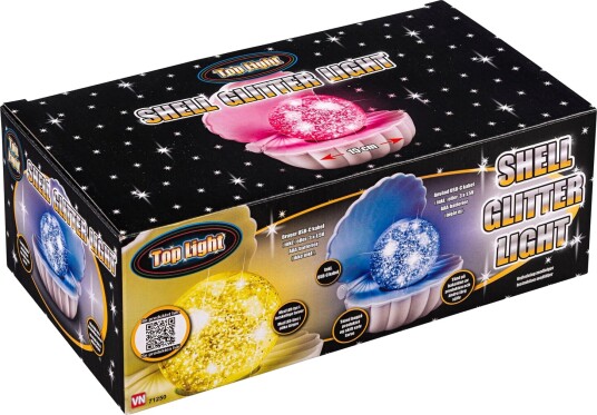 Skjell Glitterlampe M/usb Kabel Skjell Glitterlampe M/usb Kabel