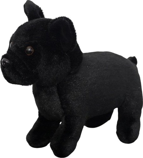 Lean Toys Kosedyr Hund Svart 19 Cm Lean Toys Kosedyr Hund Svart 19 Cm