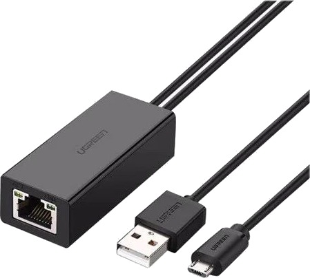 UGREEN Micro USB to RJ45 Lan Network Adaptor with USB 2.0 Power Cable network adapter USB 2.0 10/100 Ethernet x 1 30985 UGREEN Micro USB to RJ45 Lan Network Adaptor with USB 2.0 Power Cable network adapter USB 2.0 10/100 Ethernet x 1 30985